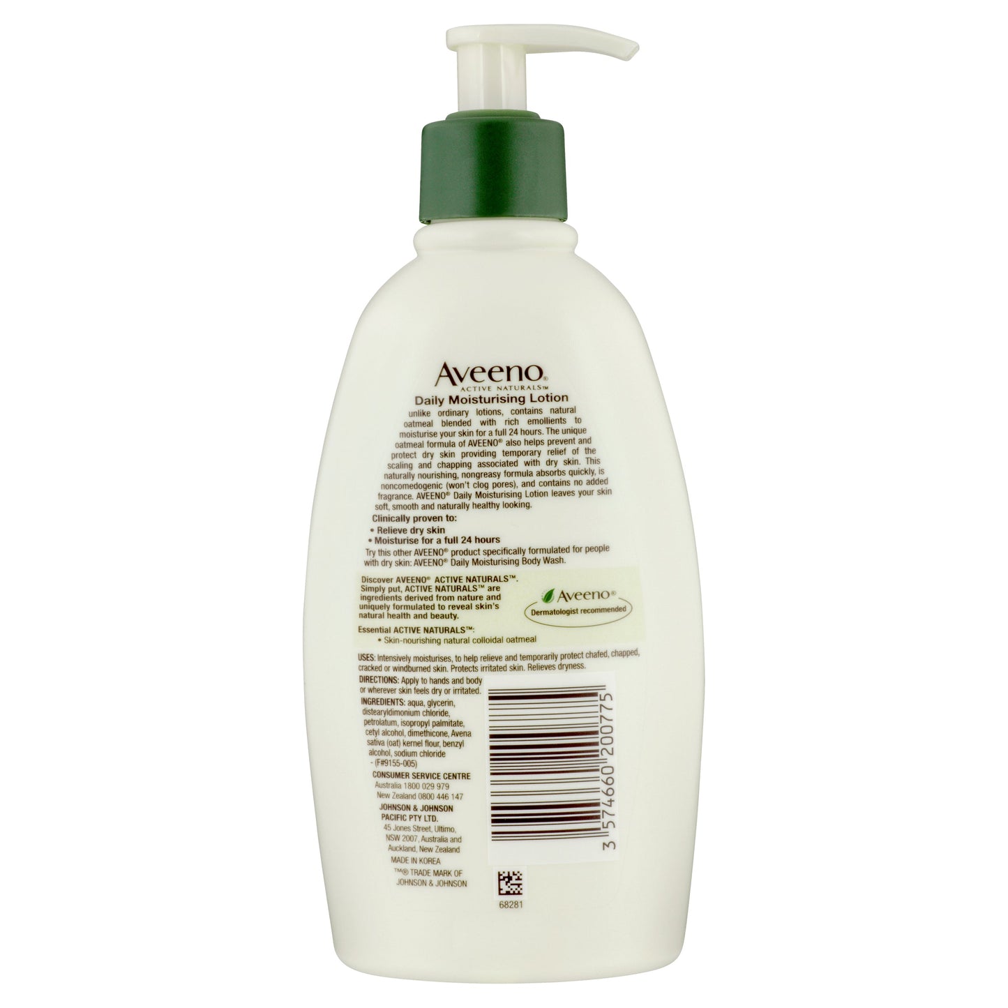 Aveeno Active Naturals Daily Moisturising Lotion Fragrance Free 354ml - Cutprice Online