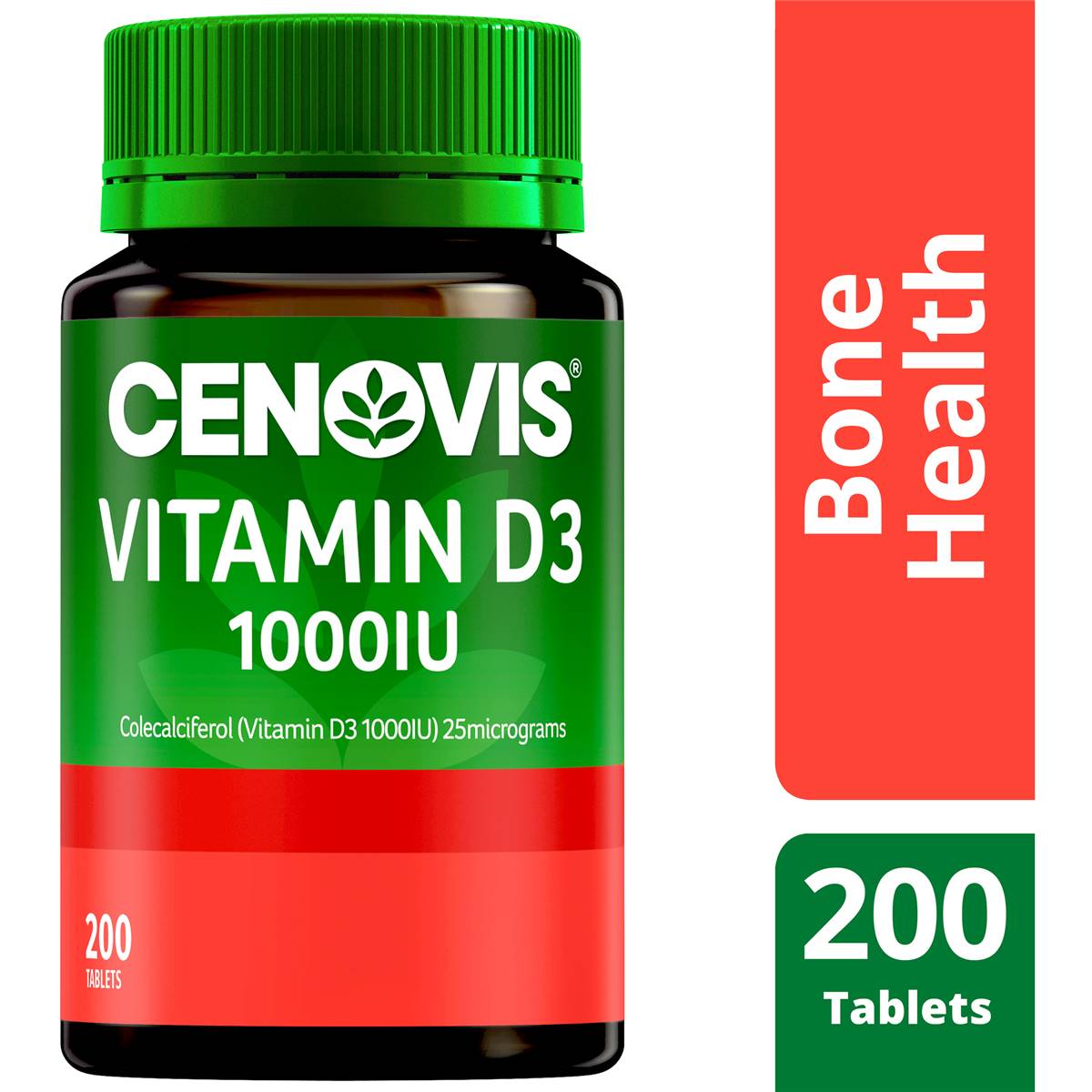 Cenovis Vitamin D3 1000IU 200 Tablets - Cutprice Online