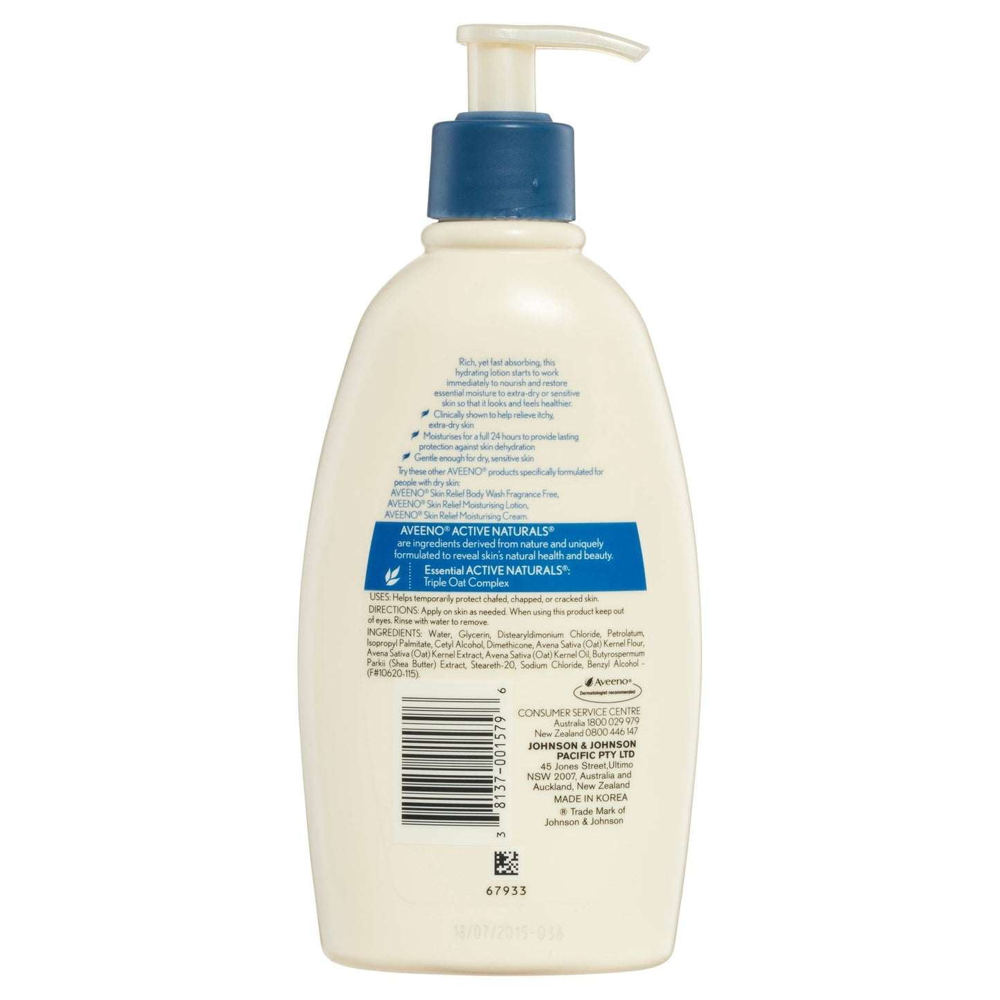Aveeno Active Naturals Skin Relief Moisturising Lotion Fragrance Free 354ml - Cutprice Online