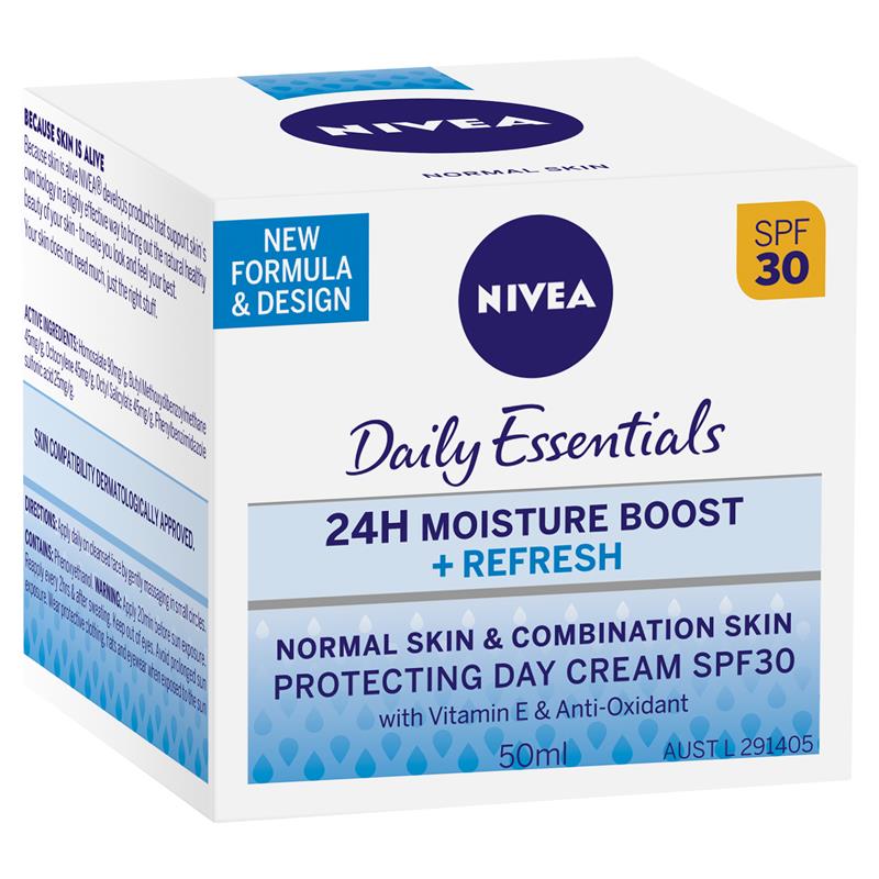 Nivea Daily Essentials Light Moisturising Day Cream SPF30+ 50mL - Cutprice Online
