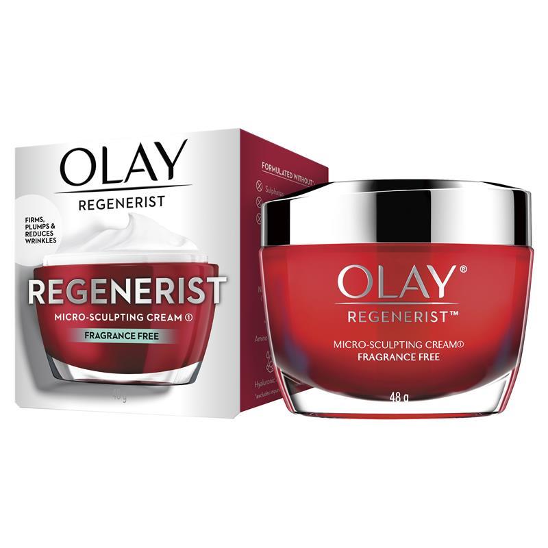 Olay Regenerist Micro Sculpting Cream Fragrance Free 48g New Formula - Cutprice Online