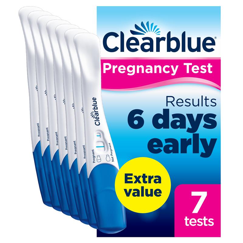 Clearblue Early Detection Pregnancy 7 Pack - Cutprice Online