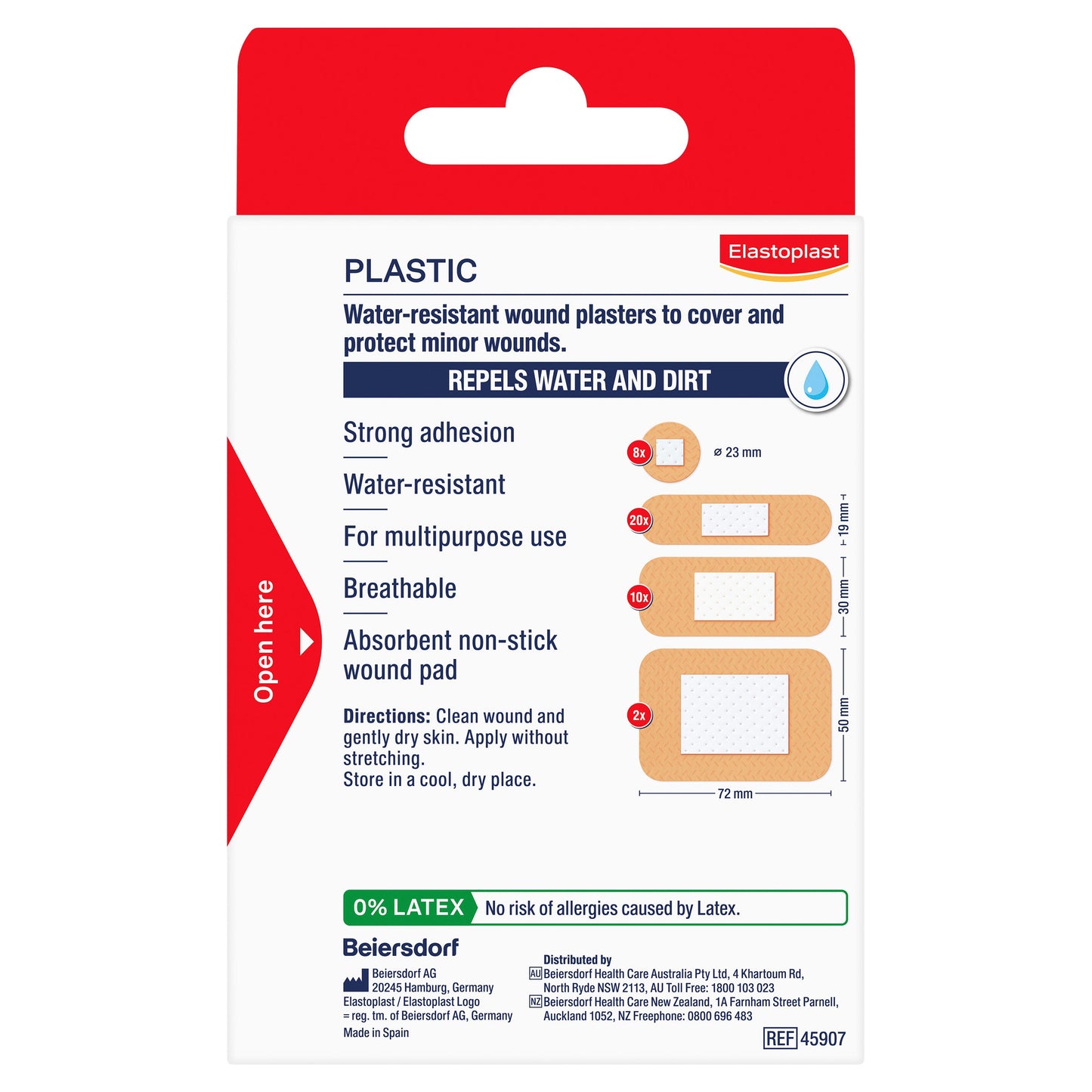Elastoplast 47082 Plastic 40 Assorted - Cutprice Online