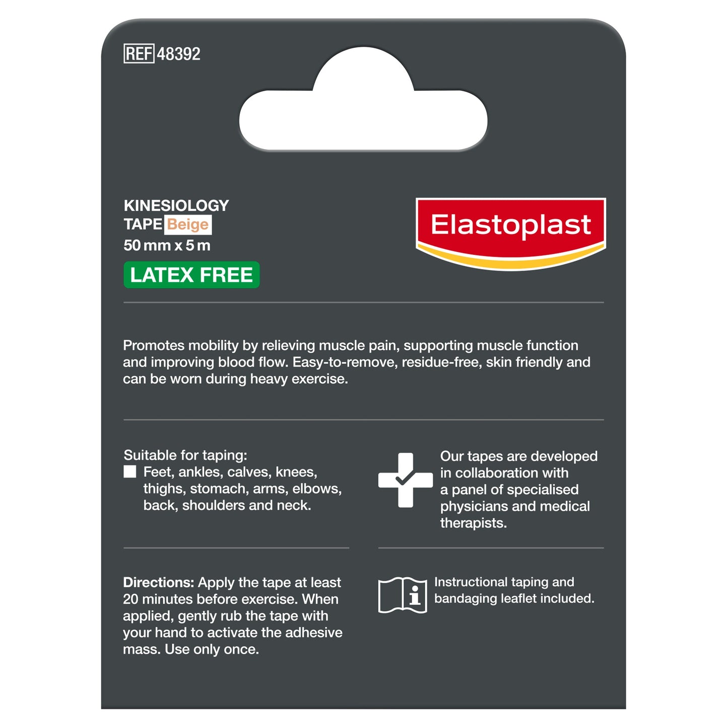Elastoplast Sport Kinesiology Tape Flesh 1 Pack - Cutprice Online
