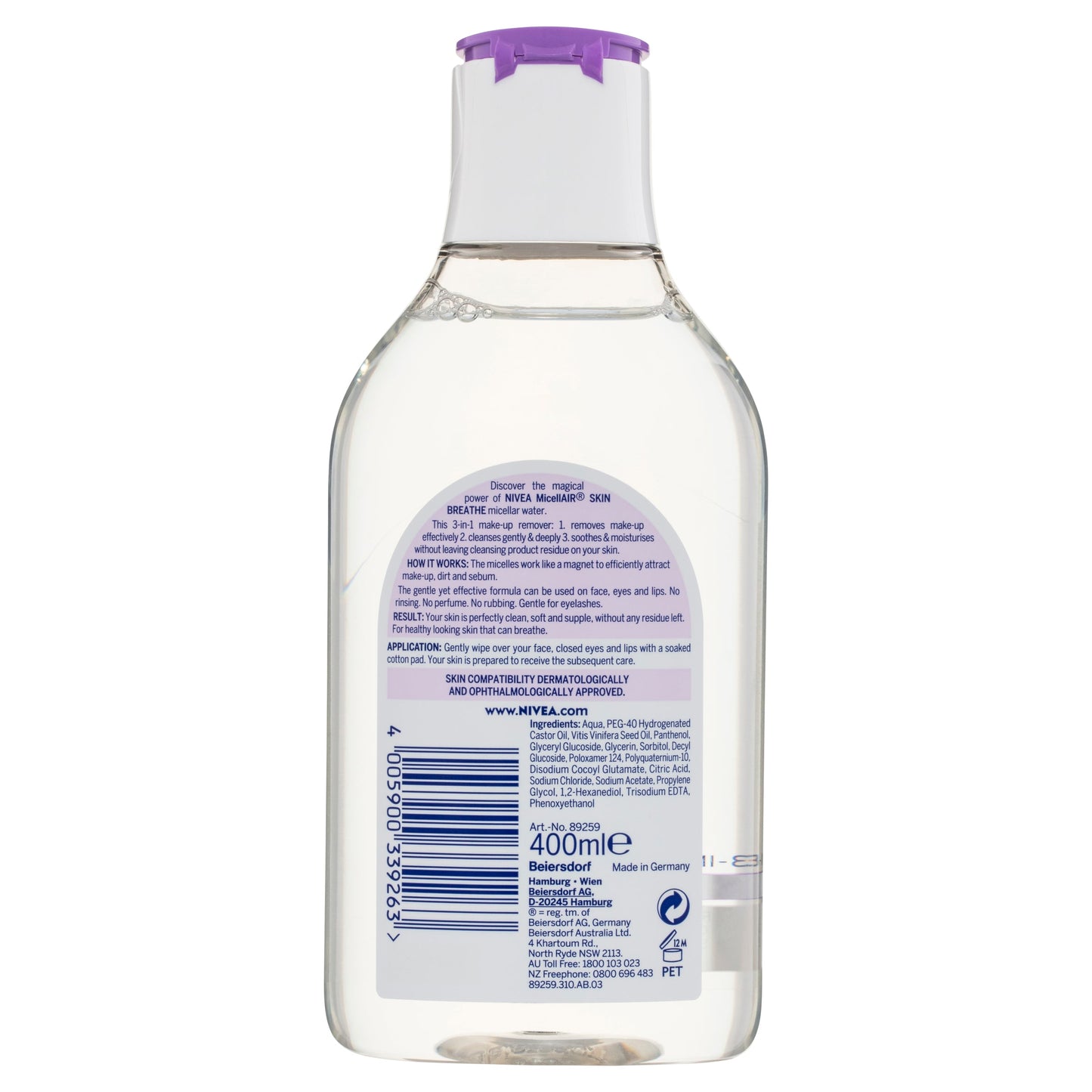 Nivea Daily Essentials Sensitive Caring Micellar Water 400ml - Cutprice Online
