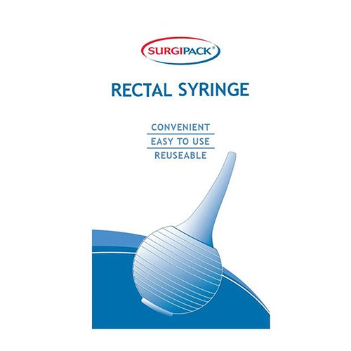 SurgiPack Rectal Rubber Syringe 100ml - Cutprice Online