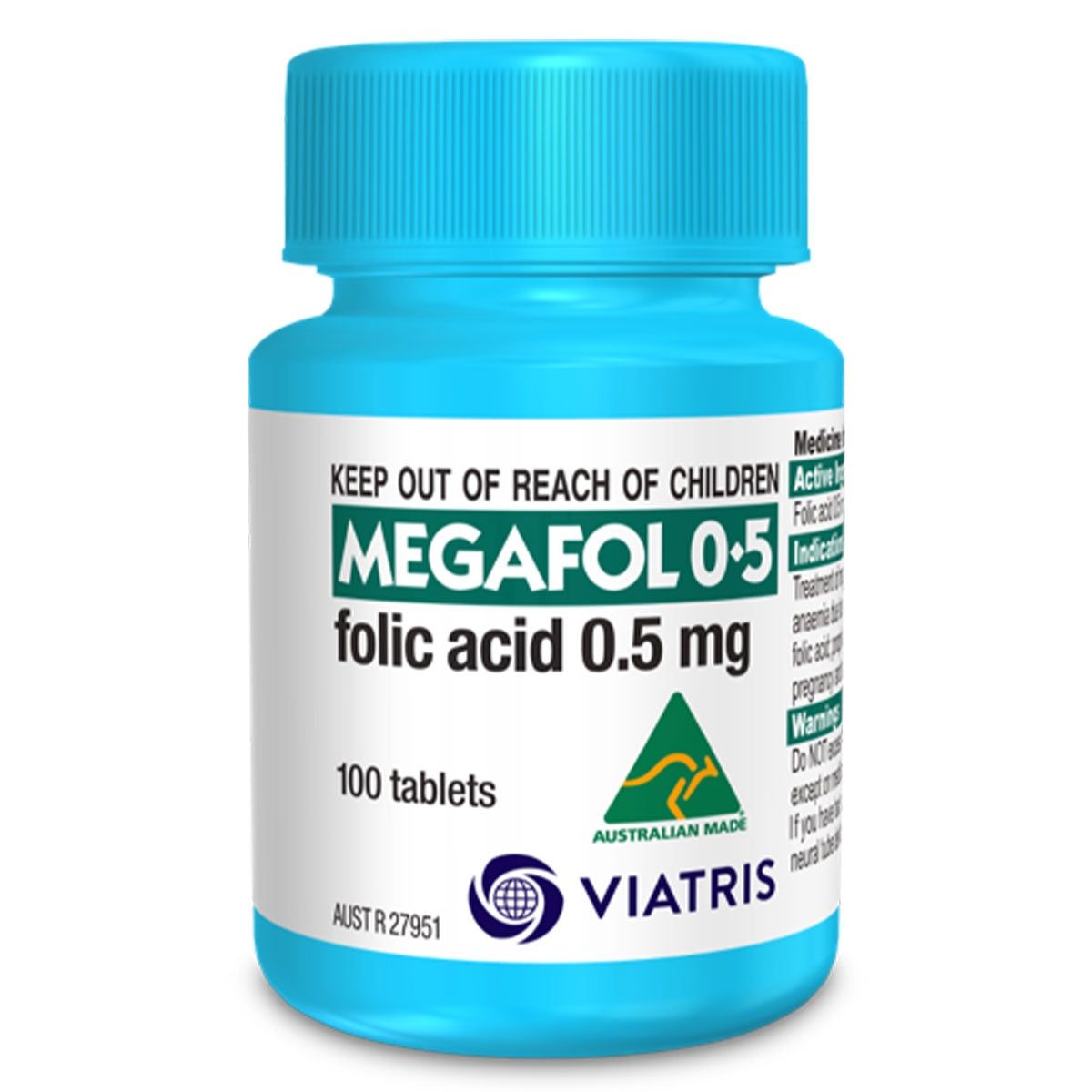 Megafol 0.5mg 100 Tablets - Cutprice Online