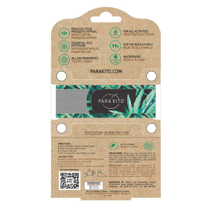 Para'kito Mosquito Repellent Adult Wristband Dark Explorer 1 Each