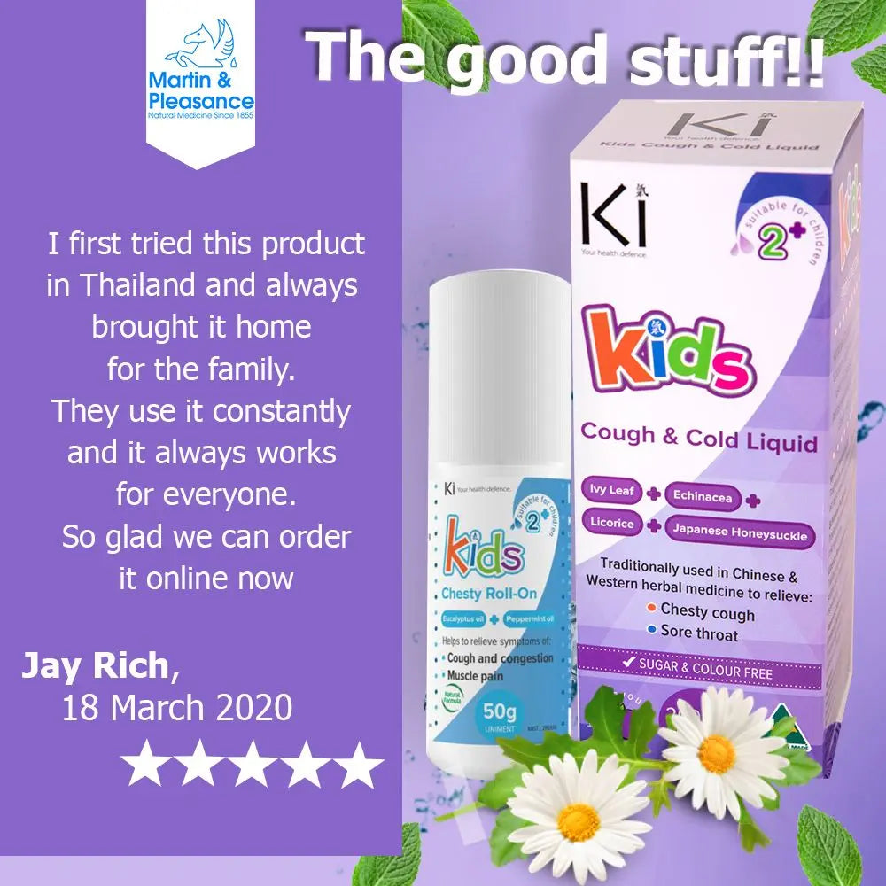 MARTIN & PLEASANCE Ki Kids Chesty Roll-On 50g MARTIN & PLEASANCE