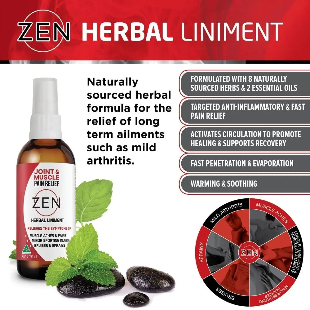 MARTIN & PLEASANCE Zen Herbal Liniment Spray 100ml MARTIN & PLEASANCE