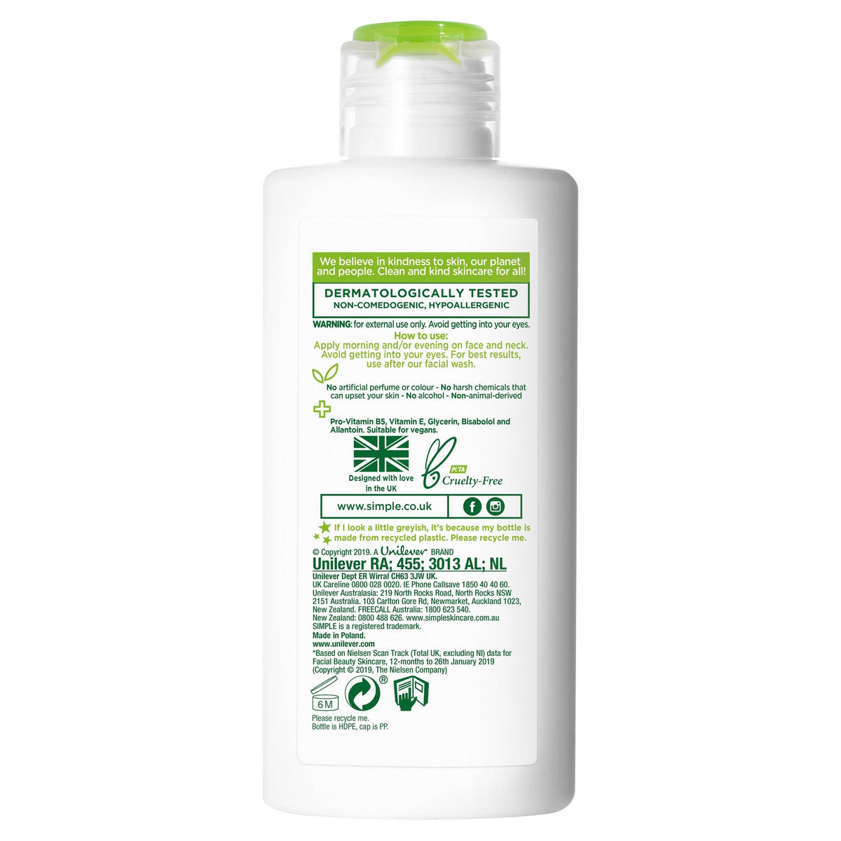Simple Kind To Skin Rich Moisturiser Replenishing 125ml