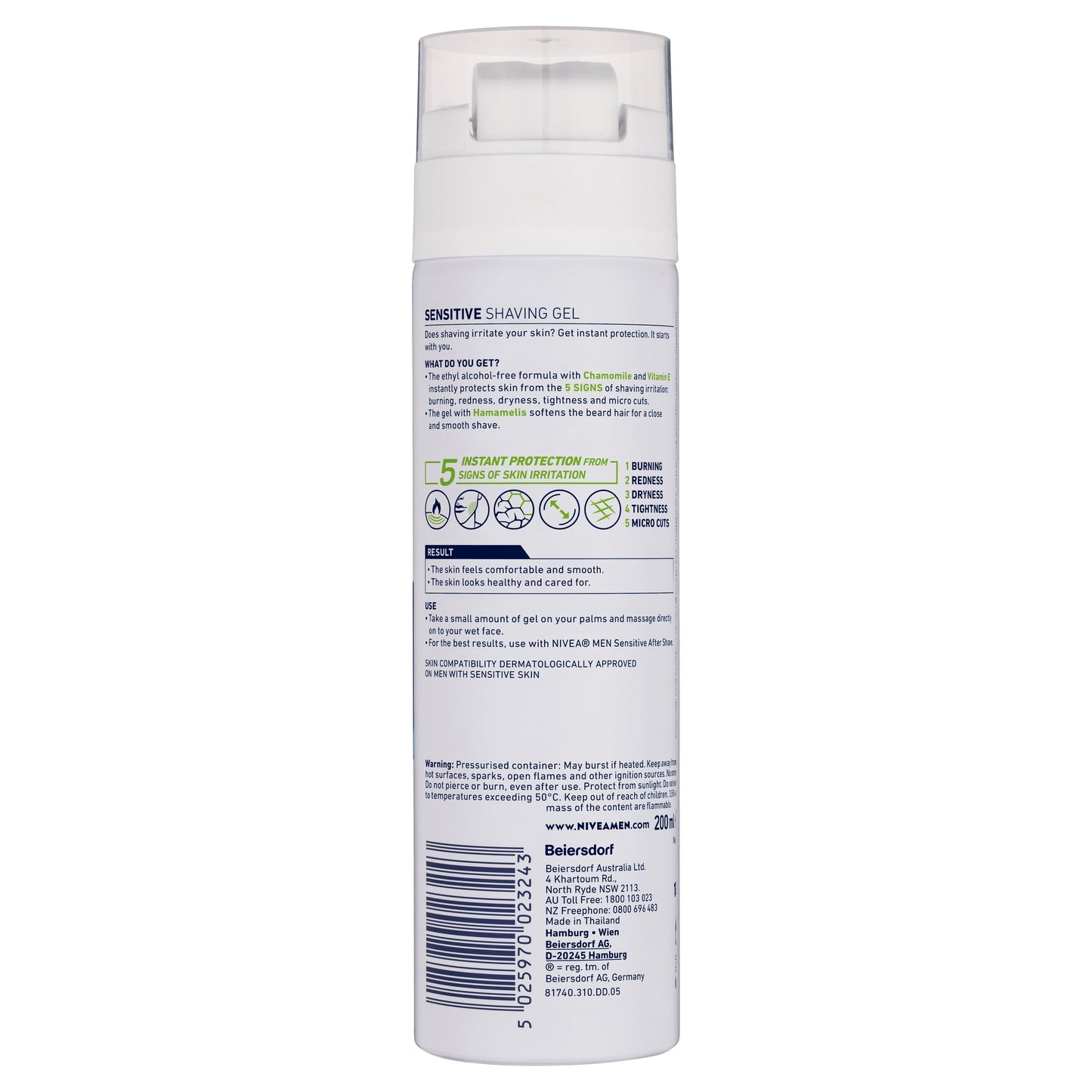 Nivea for Men Shaving - Sensitive Gel 200ml - Cutprice Online