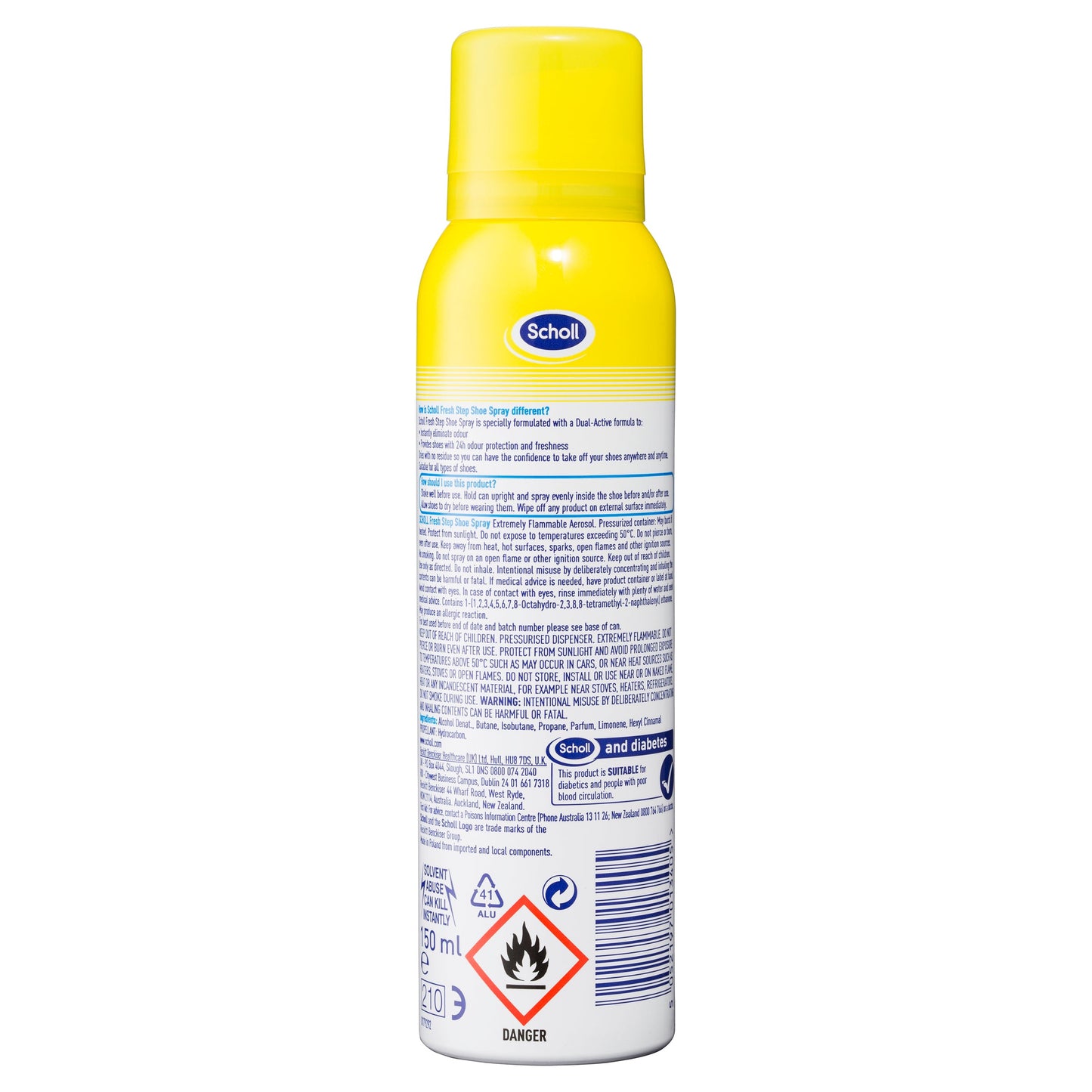 SCHOLL FRESH/S SHOE SPRAY 100G - Cutprice Online