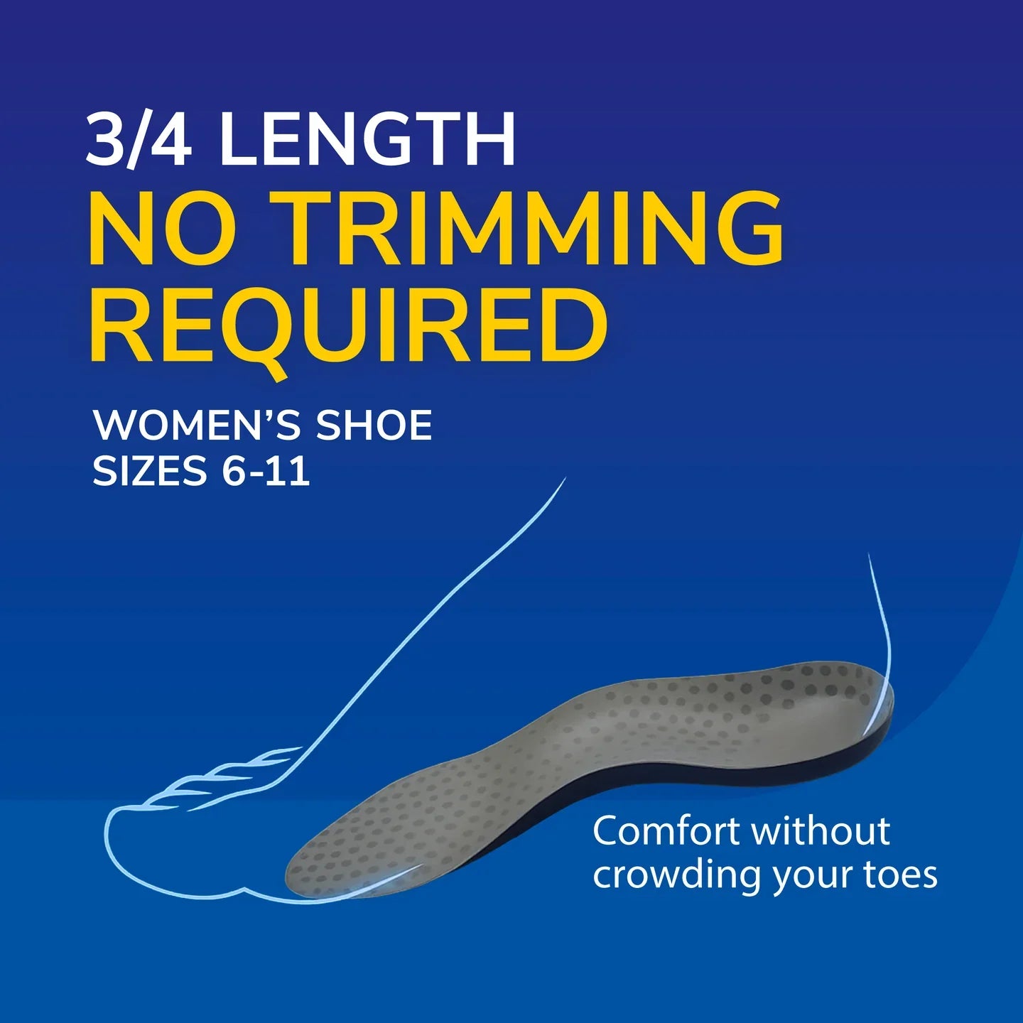 Scholl Tri-Comfort Easy-to-Fit Insoles Men 1 Pair