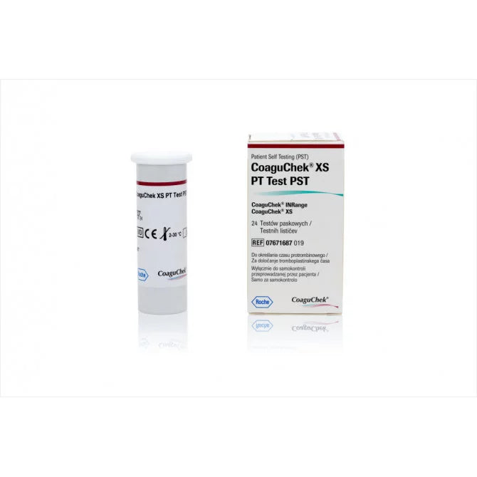Coaguchek Xs Pt Pst Strips 24pk (6 Months+ Expiry)