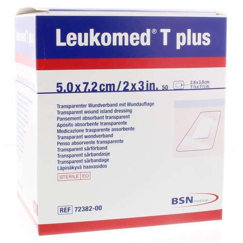 Leukomed T Plus 5cm x 7.2cm 50PK - Cutprice Online