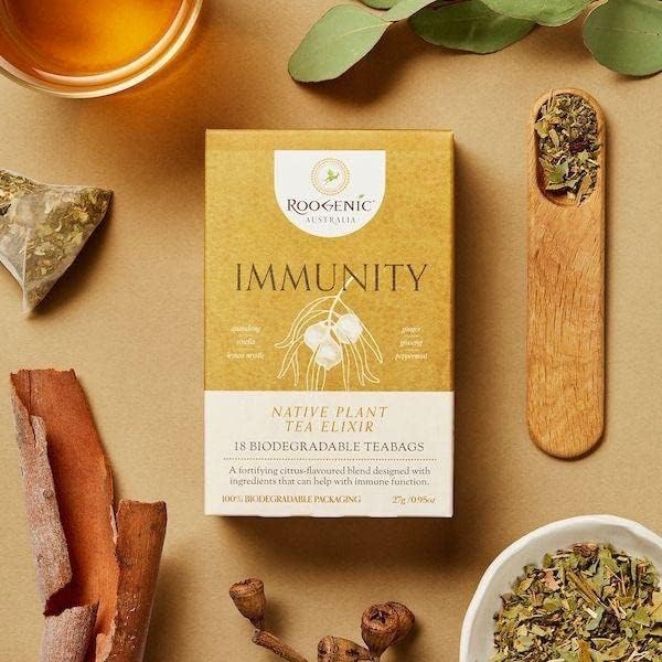 Roogenic Australia Immunity (Native Plant Tea Elixir) x 18 Tea Bags