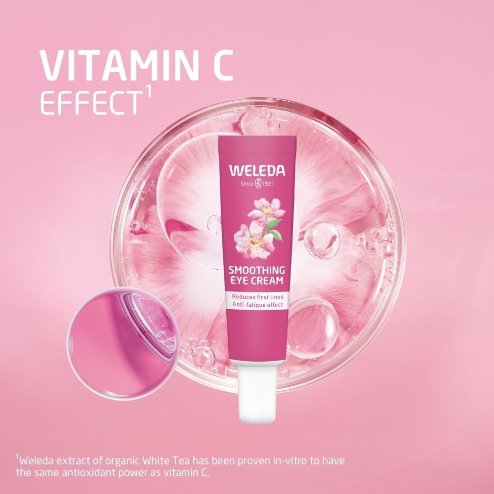Weleda Smoothing Eye Cream Wild Rose & White Tea 10ml - Cutprice Online