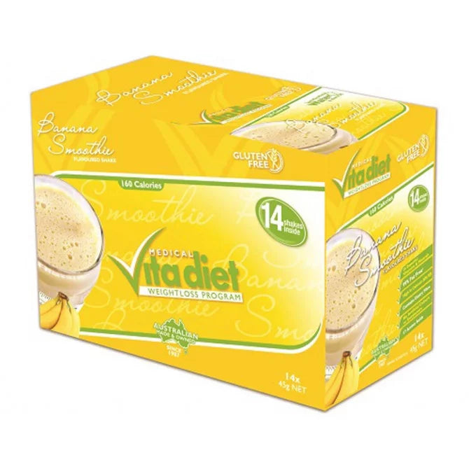Vita Diet Banana Smoothie Sachets 14 - Cutprice Online
