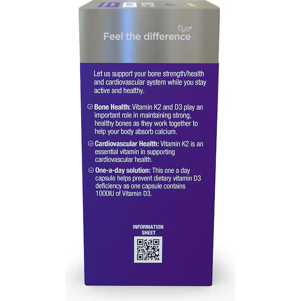 Vitaceuticals Magzorb K2 + D3 + Magnesium 60 Capsules