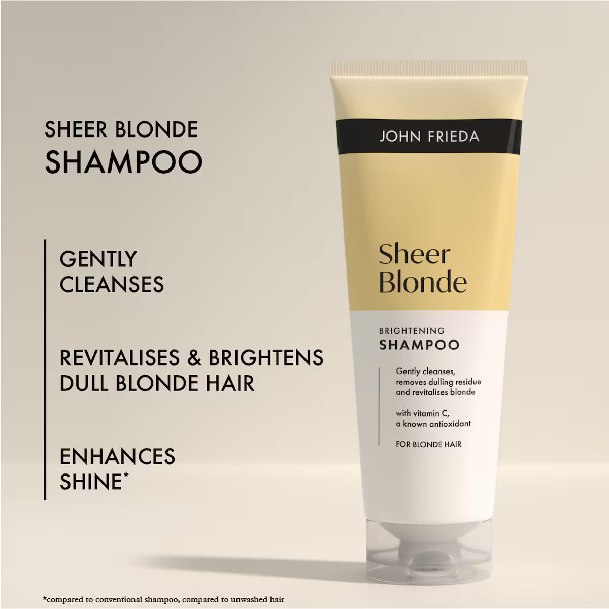 John Frieda Sheer Blonde Brightening Shampoo 250mL