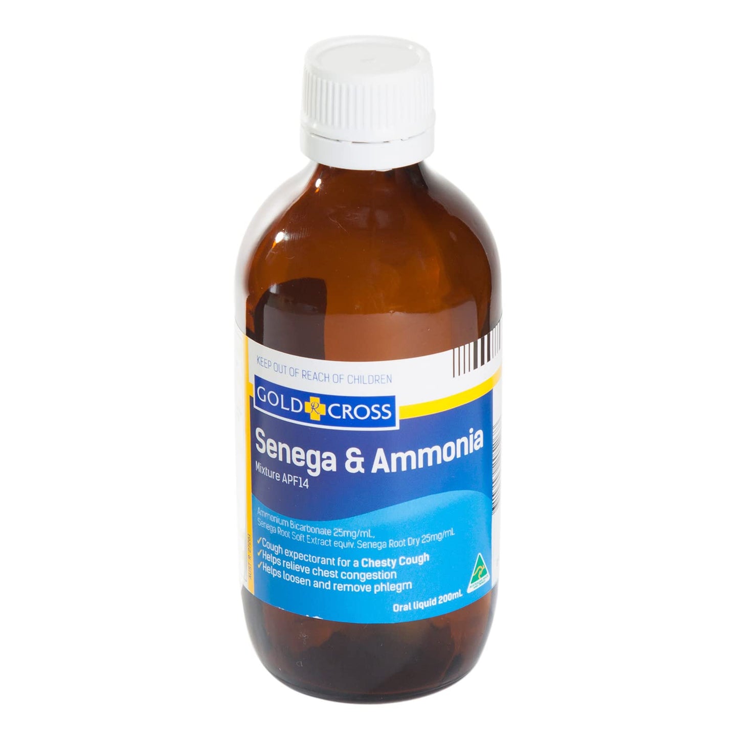 Gold Cross Senega & Ammonia 200 ml (original) - Cutprice Online