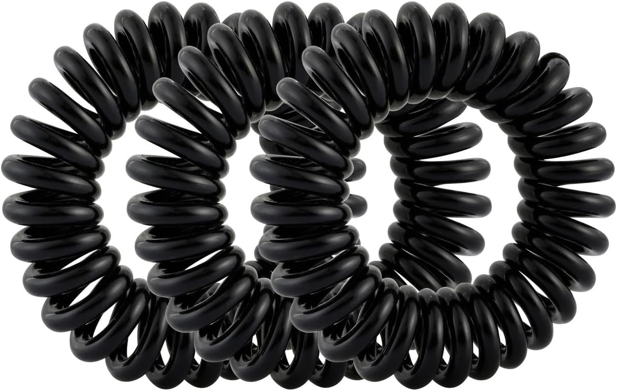 Lady Jayne Style Guards Kink-Free Spirals 8 Pack Black