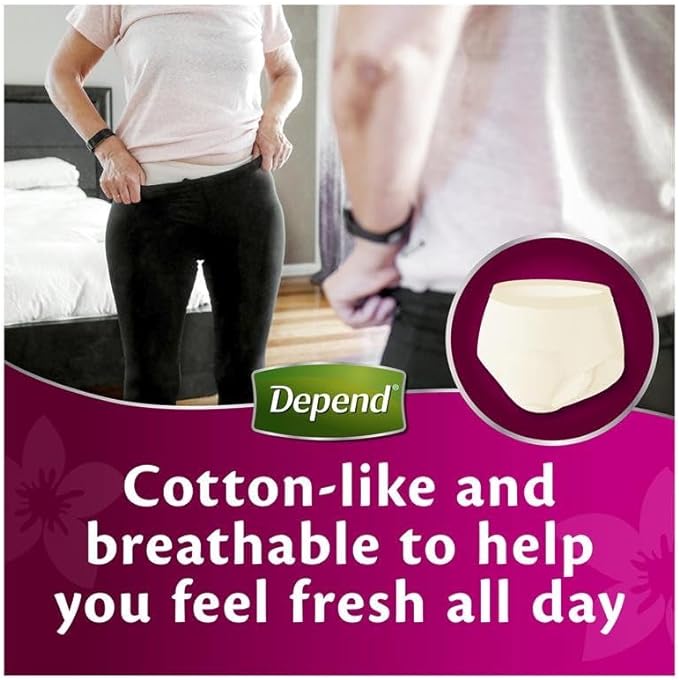 Depend Women Real Fit Underwear 8 Medium - Cutprice Online