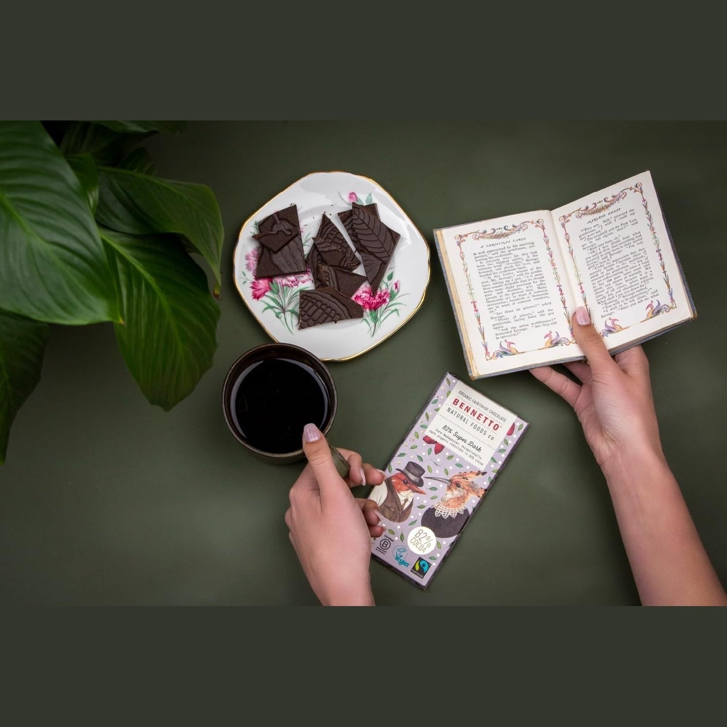Bennetto Organic Dark Chocolate 82% Super Dark 12x80g - Cutprice Online