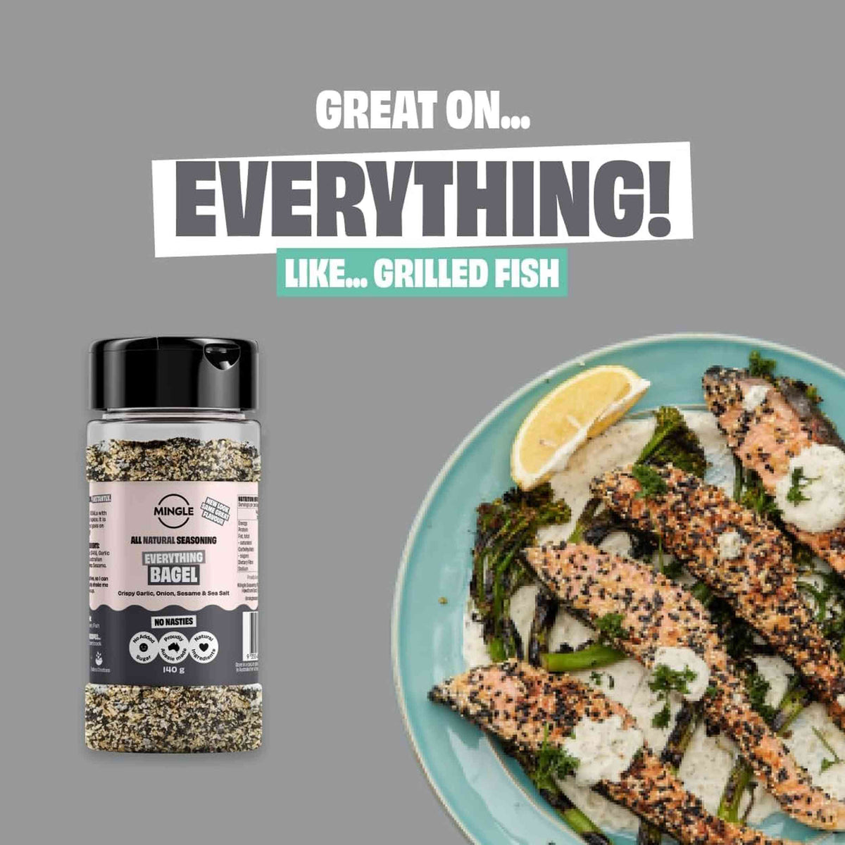 Mingle Everything Bagel All Natural Seasoning 130g
