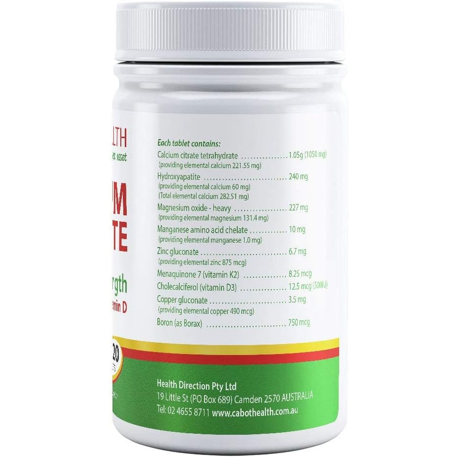 Cabot Health Calcium Complete 120t - Cutprice Online