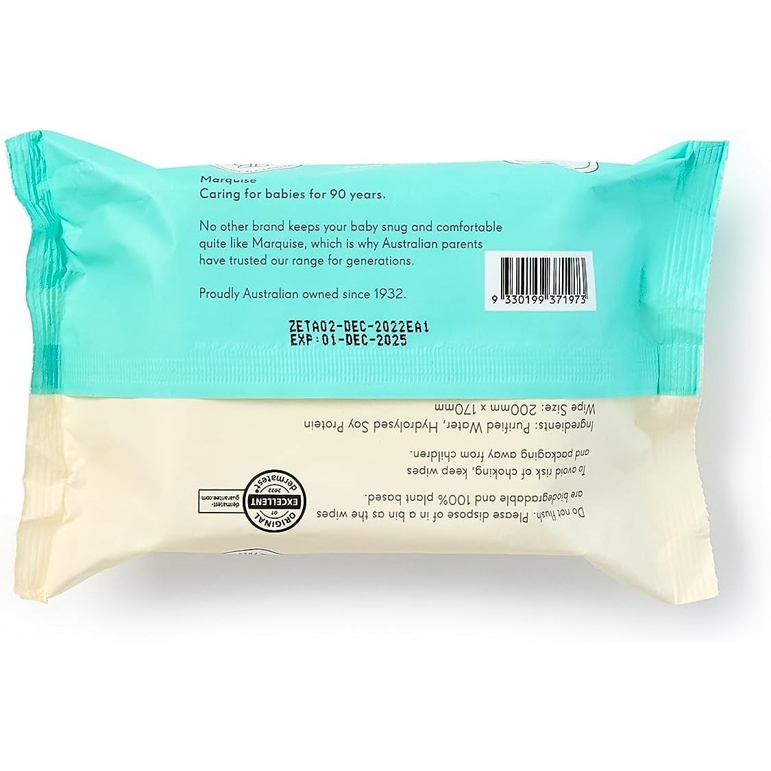 Marquise Plant Based 99.7% Pure Water Wipes Travel x 24 Pack - Cutprice Online