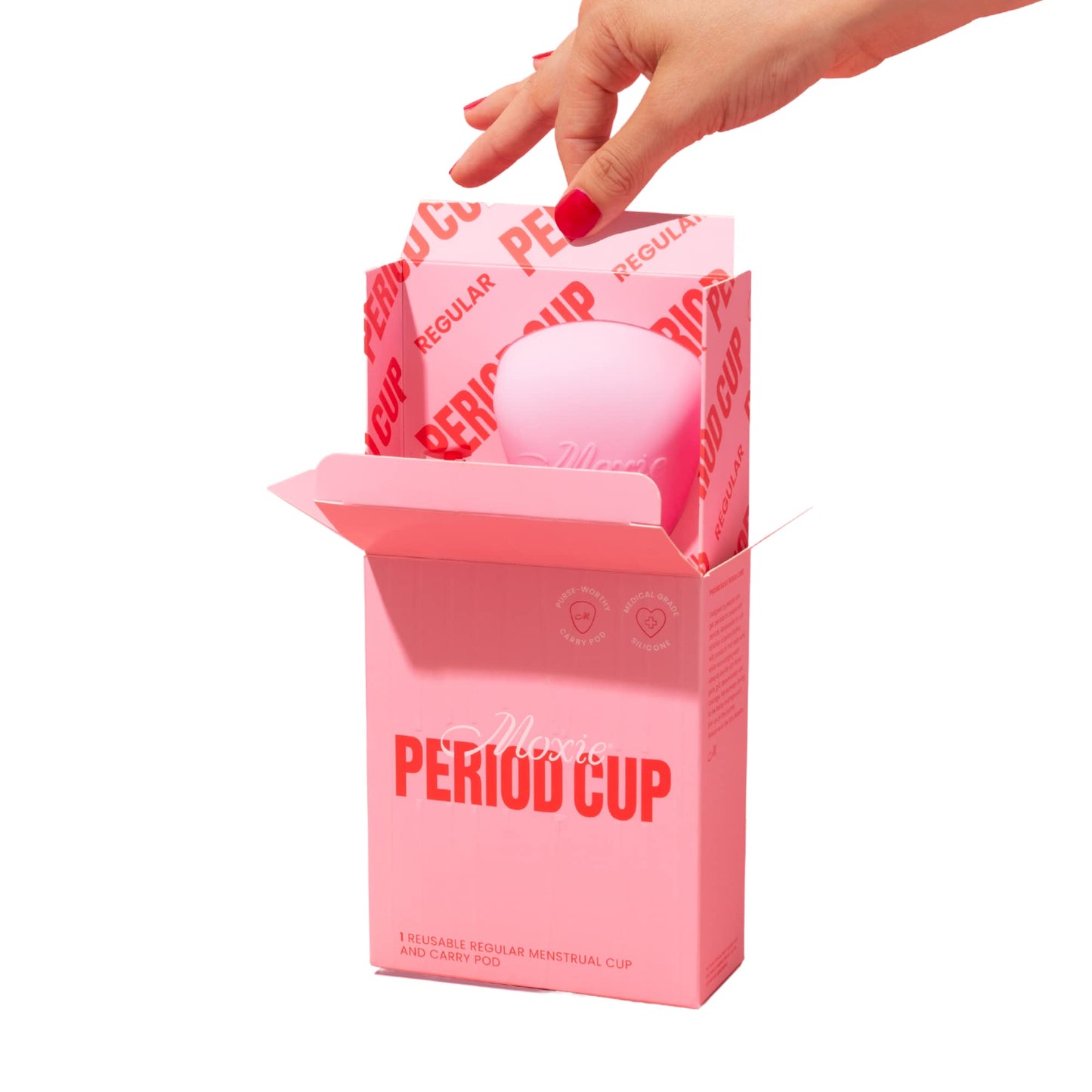 Moxie Menstrual Cup with Purse-worthy Pod Regular - Cutprice Online