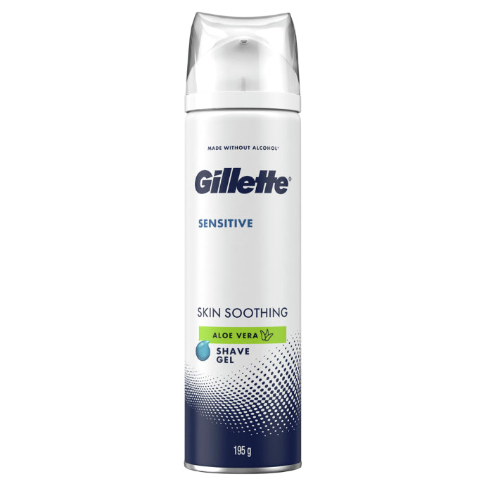 Gillette Shave Gel Sensitive Aloe Vera 195g - Cutprice Online