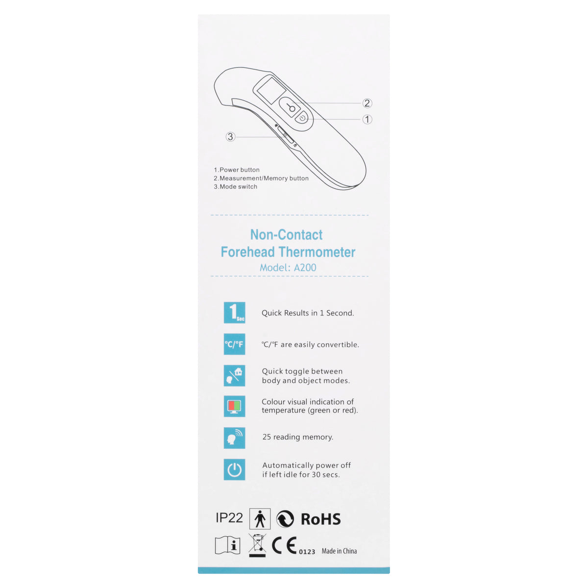 Aeon Thermometer Forehead A200 - Cutprice Online