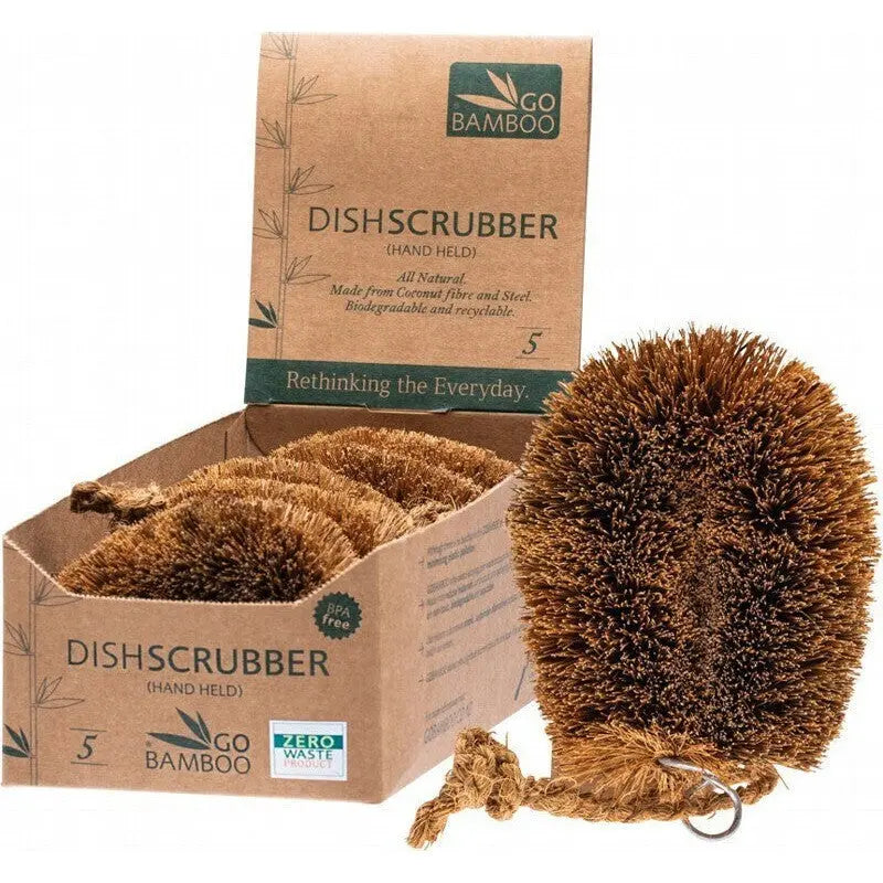 GO BAMBOO Dish Scrubber (SINGLE) GO BAMBOO