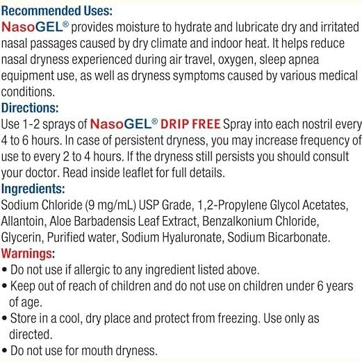 Neilmed Nasogel Spray for Dry Noses 30ml - Cutprice Online
