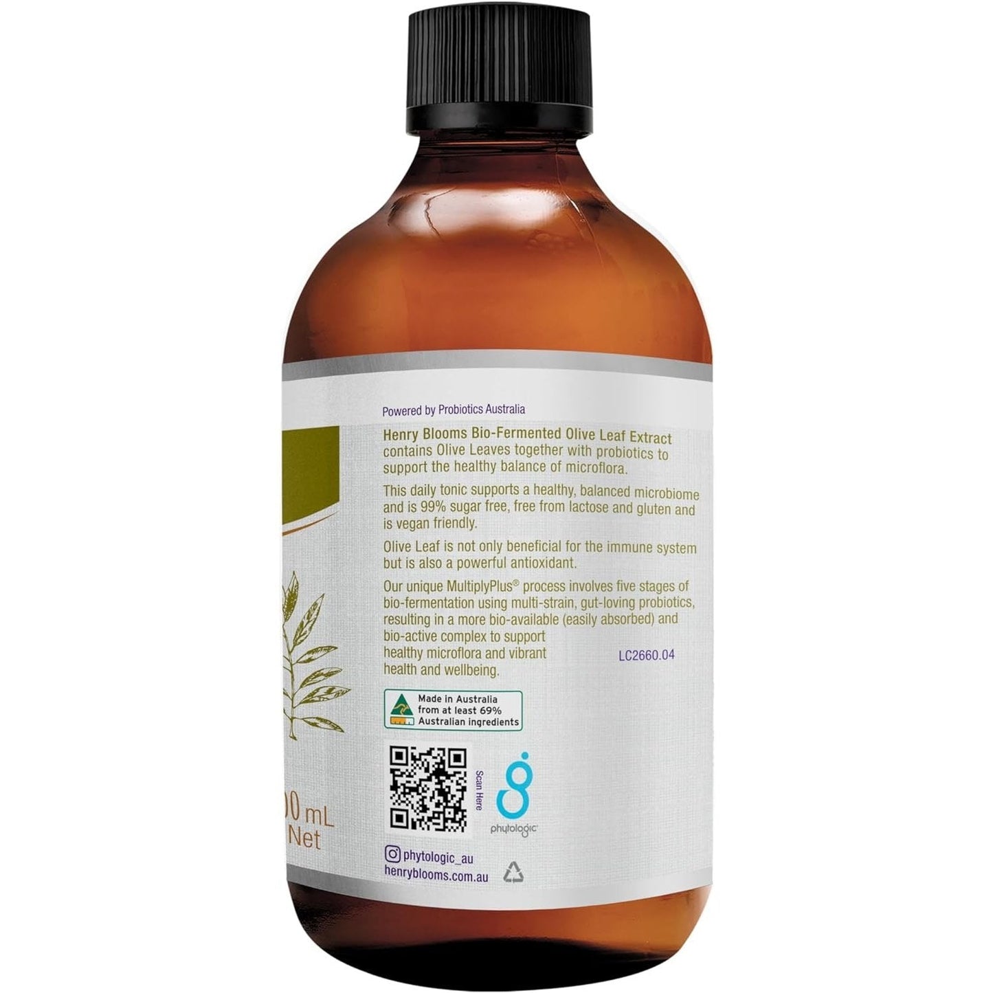 Henry Blooms Bio-Fermented Olive Leaf Extract 500ml - Cutprice Online