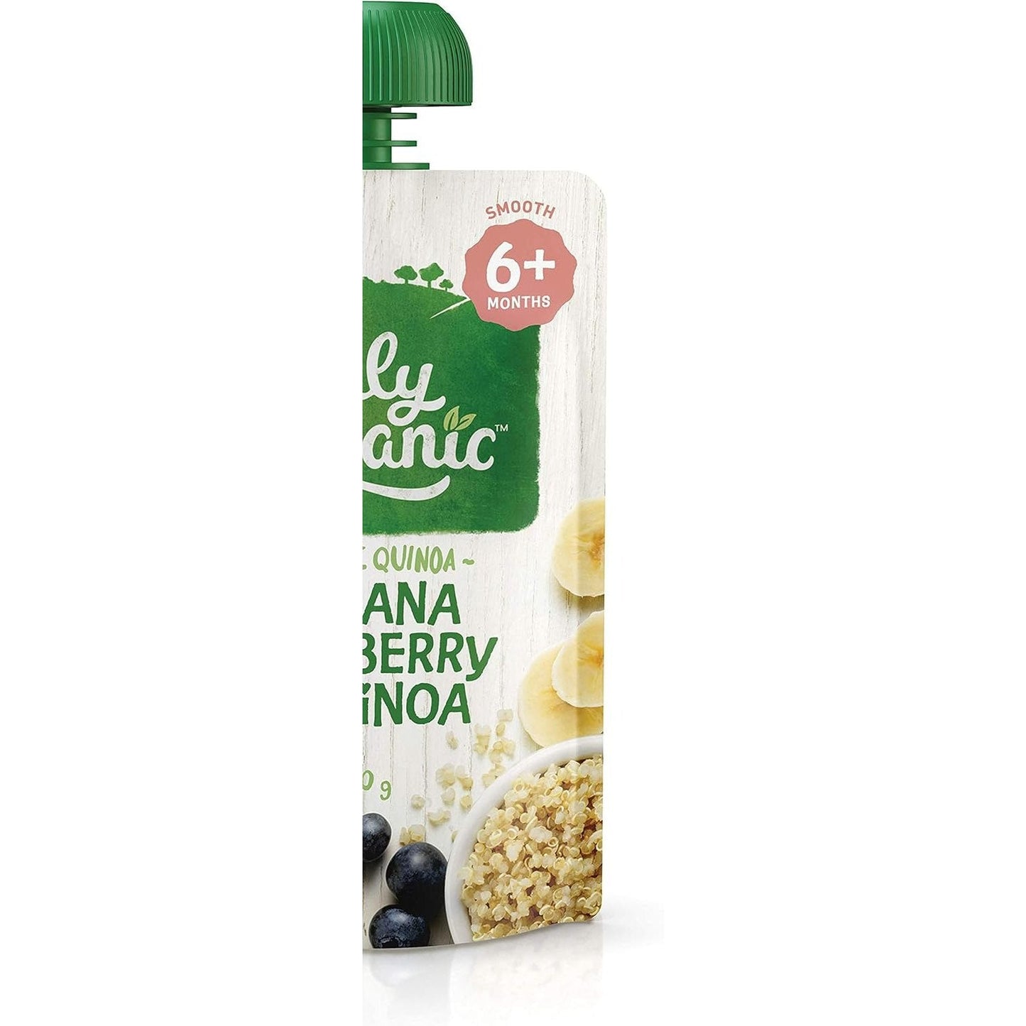 Only Organic No Added Sugar Banana Blueberry & Quinoa 6+ Months 120g Pack of 6