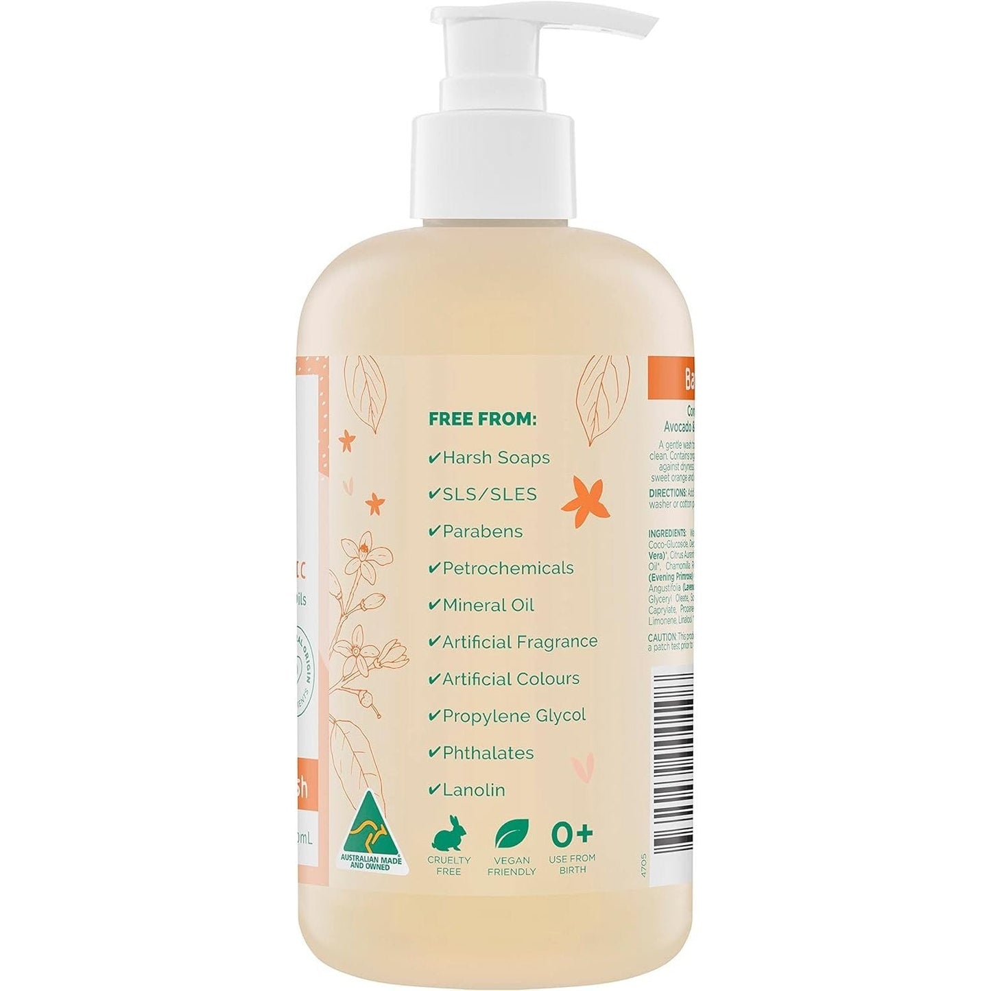 GAIA Baby Bath & Body Wash 500ml - Cutprice Online
