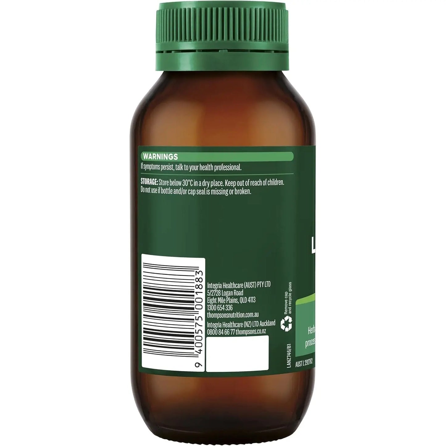 Thompson's Liver Cleanse 120 Capsules THOMPSON'S
