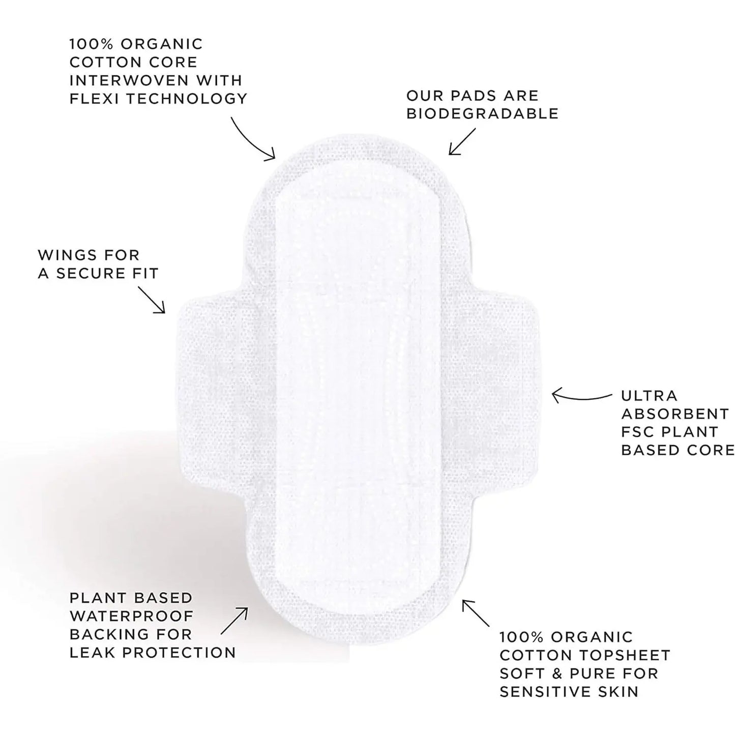 TOM ORGANIC Pads Super 10PK TOM ORGANIC