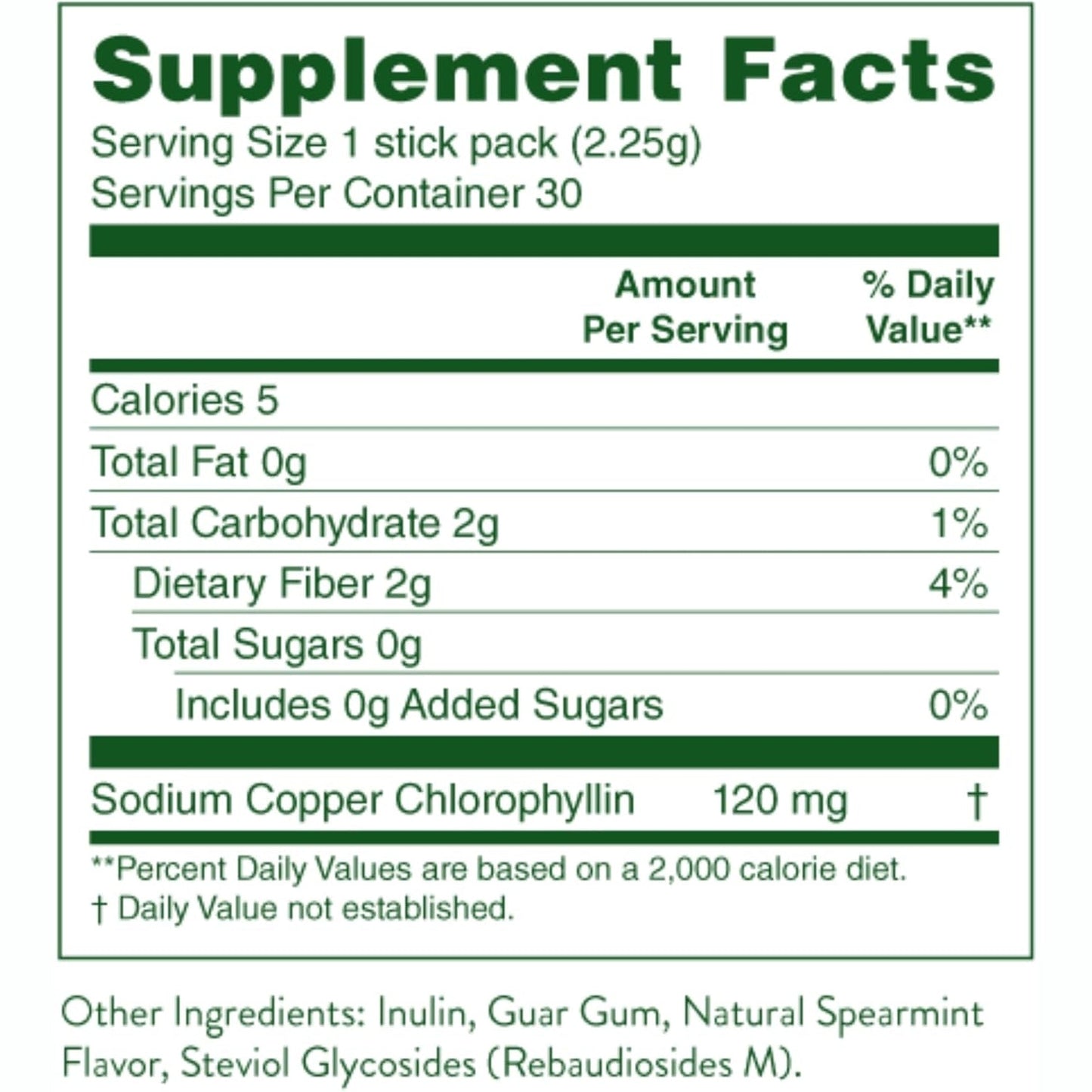 Nature's Sunshine Chlorophyll Detoxifying Sticks 30s - Cutprice Online