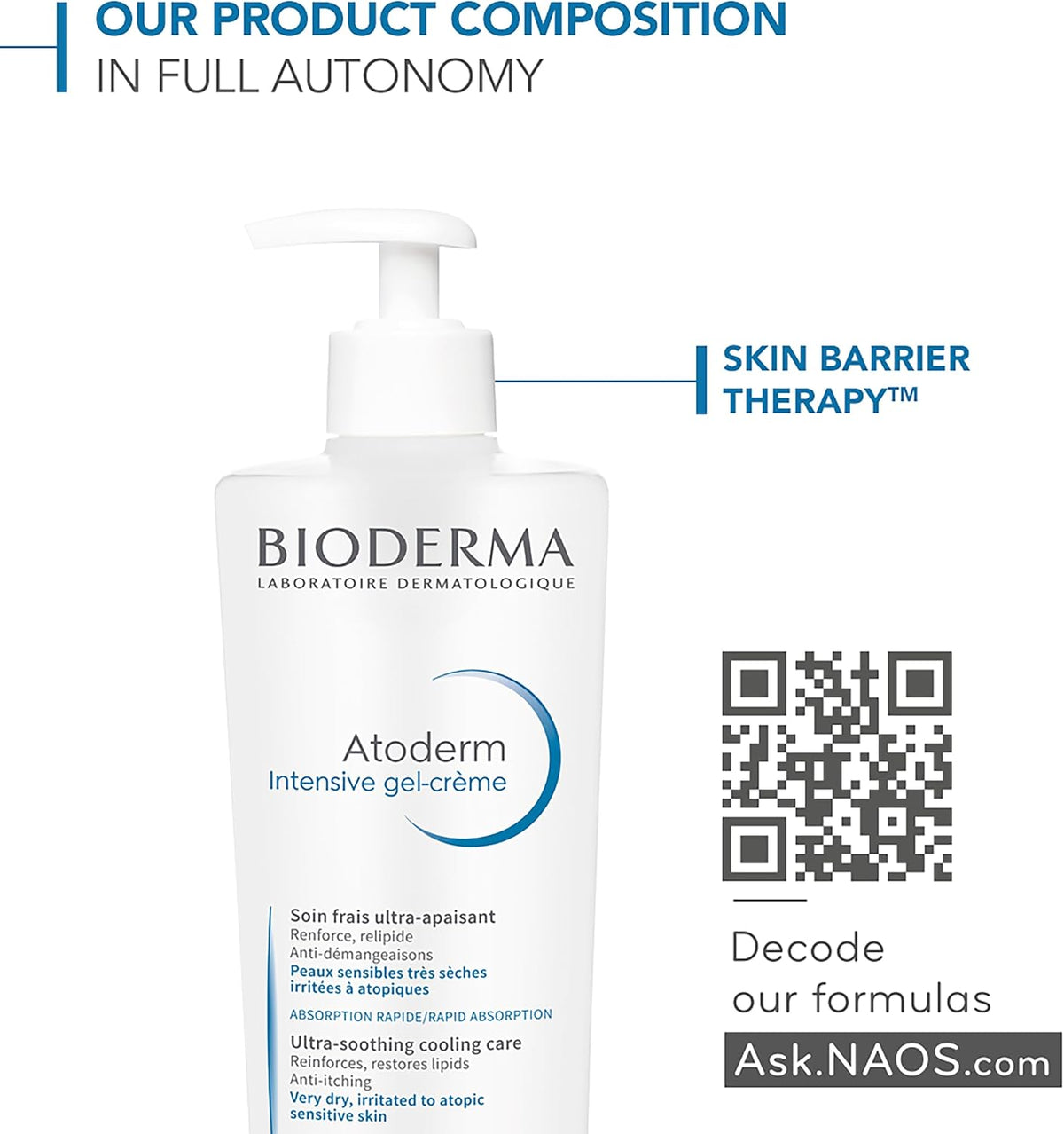 Bioderma Atoderm Int Gel-creme 500ml