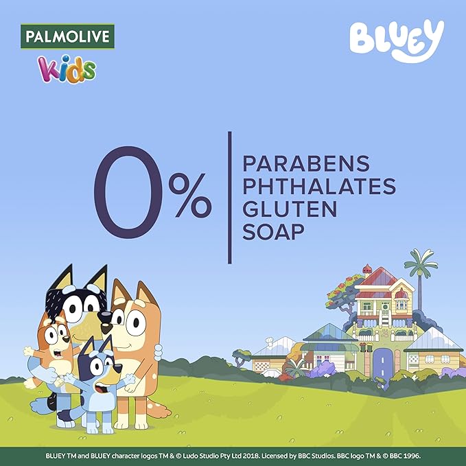 Palmolive 3-in-1 Kids Bluey Body Bath & Hair 1L - Berrylicious - Cutprice Online