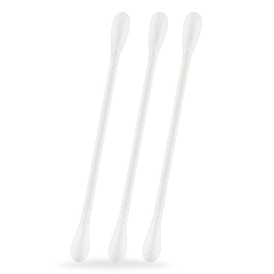 Swisspers Earth Kind Cotton Tips With Paper Stems Twin Pack 2x400 Pack - Cutprice Online