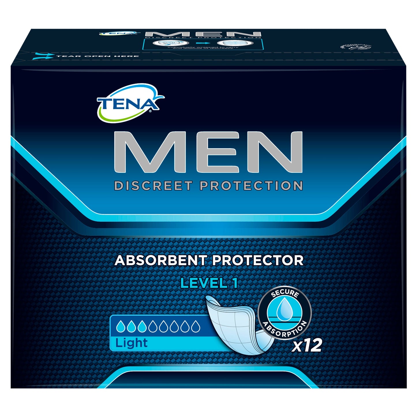 TENA PAD MEN LEVEL 1 12PK - Cutprice Online