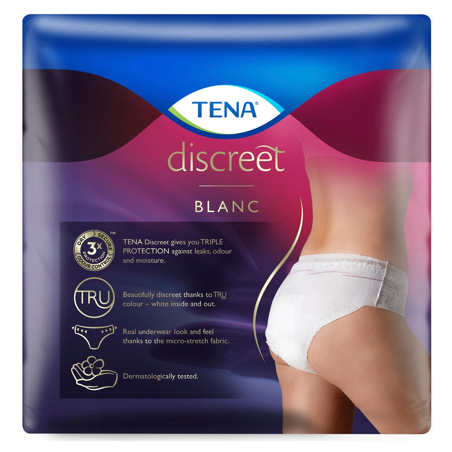 TENA Pants Women Discreet Large 8 Pack X3 - Cutprice Online