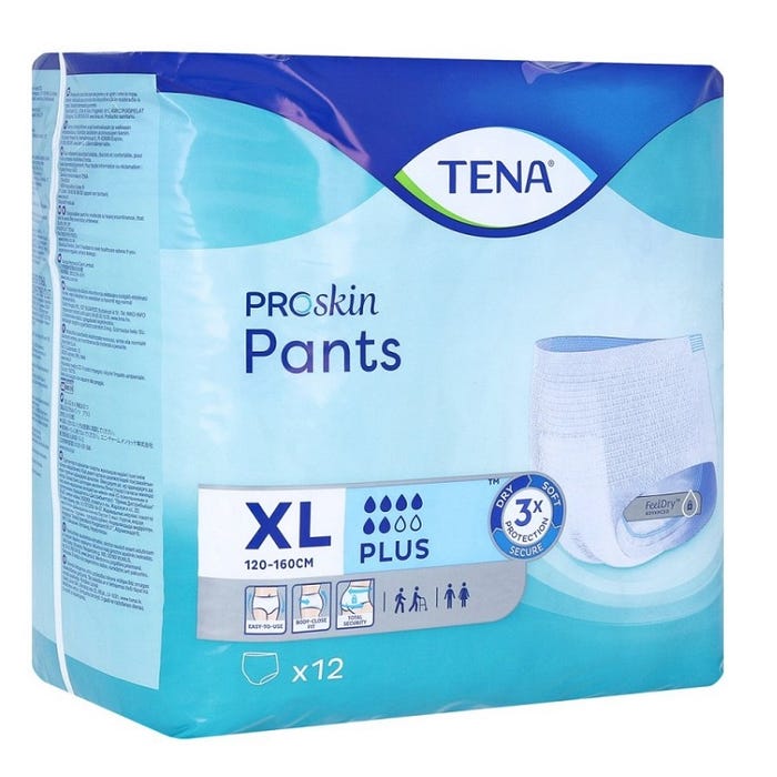Tena Pant Plus XL 12PK - Cutprice Online