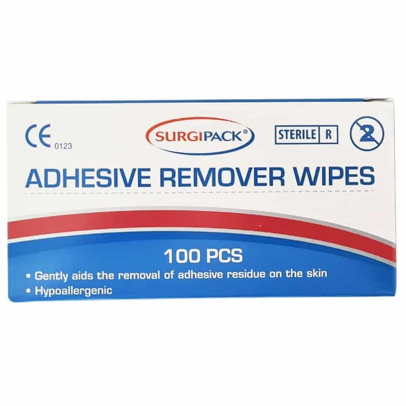 SurgiPack Adhesive Remove Wipes 100PK - Cutprice Online
